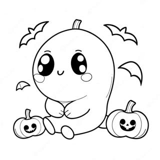 Halloween Squishmallow Coloring Page 34002-18064