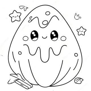 Cute Halloween Squishmallow Ghost Coloring Page 34003-18067