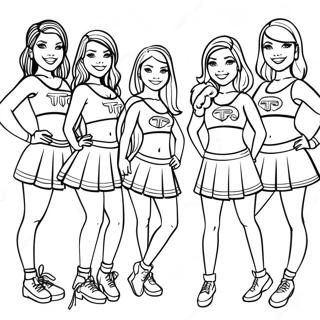 Tennessee Titans Cheerleaders Coloring Page 34013-18073