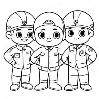 Odd Squad Agents In Action Coloring Page 34053-18105