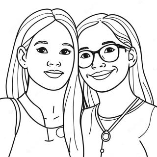 Diverse Community Coloring Page 34063-18114