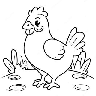 Little Red Hen Coloring Page 34072-28317