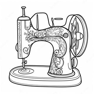 Sewing Machine Coloring Page 34102-18142