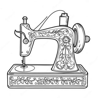 Sewing Machine Coloring Page 34102-18144