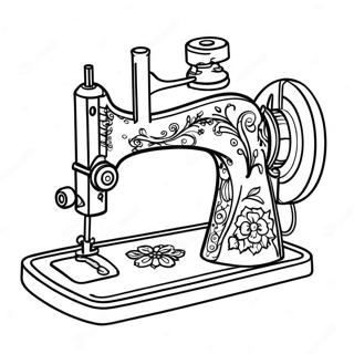 Sewing Machine Coloring Page 34102-28343