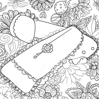 Cute Sewing Accessories Coloring Page 34103-28346