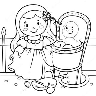 Nursery Rhyme Coloring Page 34112-18151