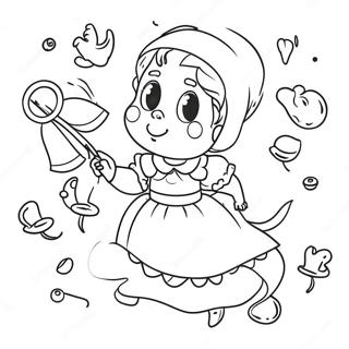 Nursery Rhyme Coloring Page 34112-18152