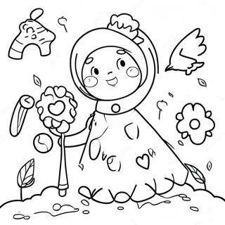 Nursery Rhyme Coloring Page 34112-28351