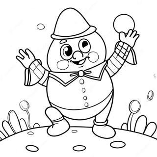 Colorful Humpty Dumpty Coloring Page 34113-18154