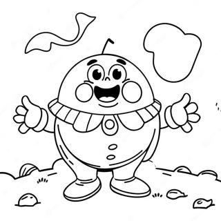 Colorful Humpty Dumpty Coloring Page 34113-18156