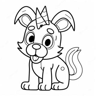 Mangle Character Coloring Page 34132-28368