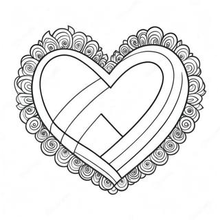 Rainbow Heart Coloring Page 34142-18175