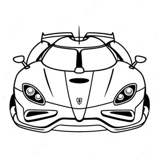 Koenigsegg Coloring Pages