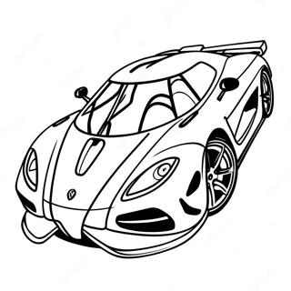 Koenigsegg Agera In Motion Coloring Page 34163-18195