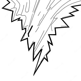 Bright Lightning Bolt Coloring Page 34173-18201