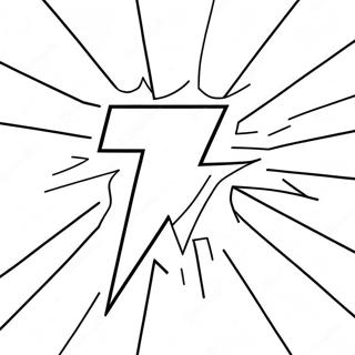 Bright Lightning Bolt Coloring Page 34173-18202