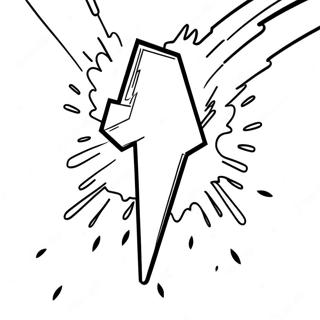 Bright Lightning Bolt Coloring Page 34173-28401