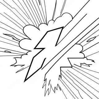 Bright Lightning Bolt Coloring Page 34173-28403