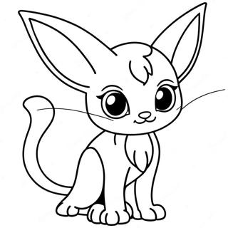 Espeon Coloring Page 34192-18214