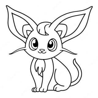 Espeon Coloring Page 34192-18215