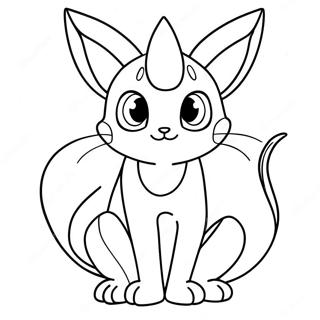 Espeon Coloring Page 34192-18216