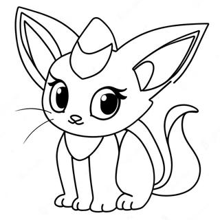 Espeon Coloring Page 34192-28413