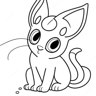 Espeon Coloring Page 34192-28415