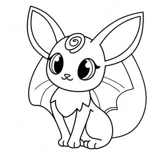 Espeon Coloring Page 34192-28416