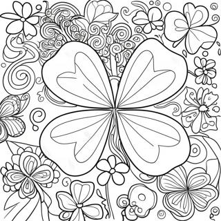 Shamrock Coloring Pages