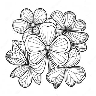 Shamrock Coloring Page 3419-2780