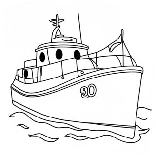 Boats Coloring Pages