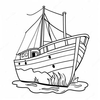 Boat Coloring Page 341-276