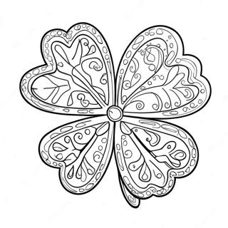 Lucky Shamrock Coloring Page 3420-2781