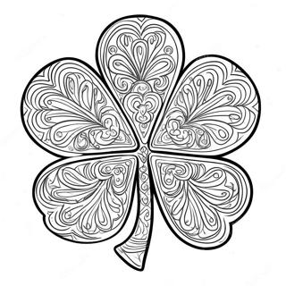 Lucky Shamrock Coloring Page 3420-2782