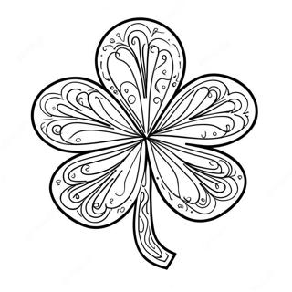 Lucky Shamrock Coloring Page 3420-2783