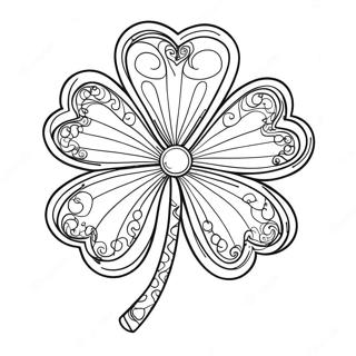 Lucky Shamrock Coloring Page 3420-2784