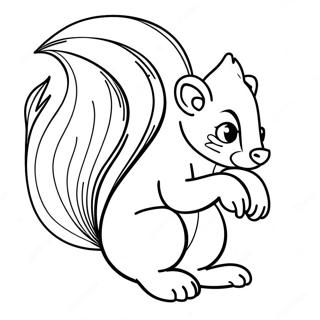 Skunk Coloring Page 34212-18230