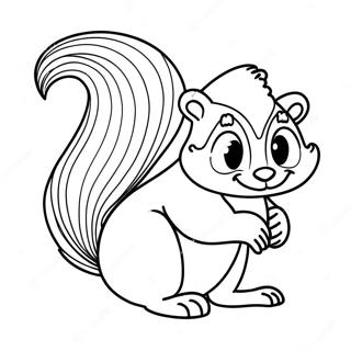 Skunk Coloring Page 34212-18231