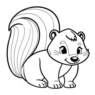 Skunk Coloring Page 34212-28429