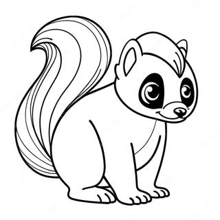 Skunk Coloring Page 34212-28430