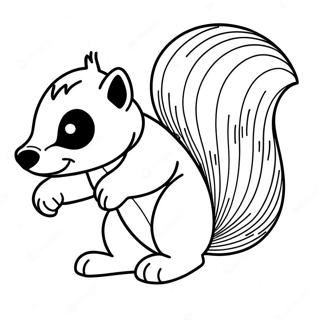 Skunk Coloring Page 34212-28431