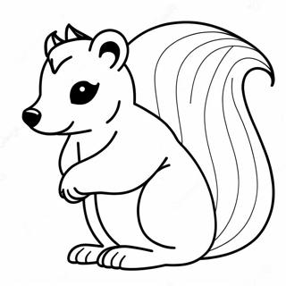 Skunk Coloring Page 34212-28432