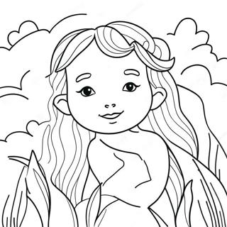 Gentle Breeze Coloring Page 34223-28441