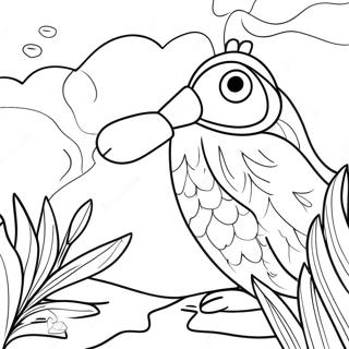 Gentle Breeze Coloring Page 34223-28442