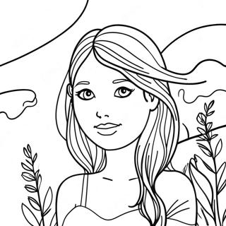 Gentle Breeze Coloring Page 34223-28443