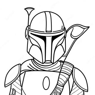 Mandalorian Coloring Pages