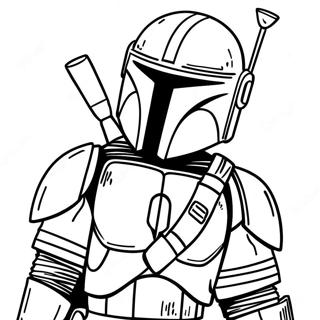 Mandalorian Coloring Page 34232-28446