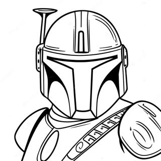 Mandalorian Coloring Page 34232-28448