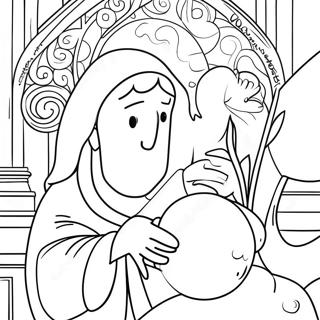 Bible Peace Coloring Page 34262-28470